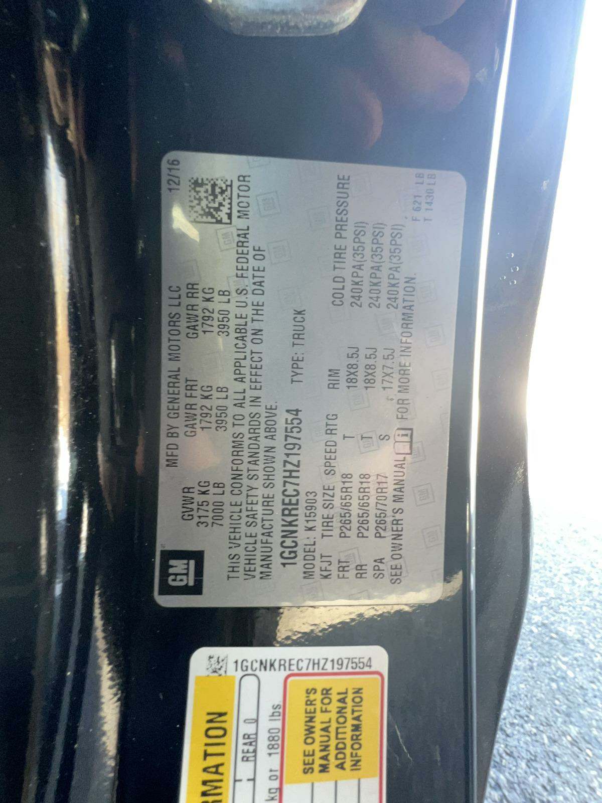 2017 Chevrolet Silverado 1500 LT AWD