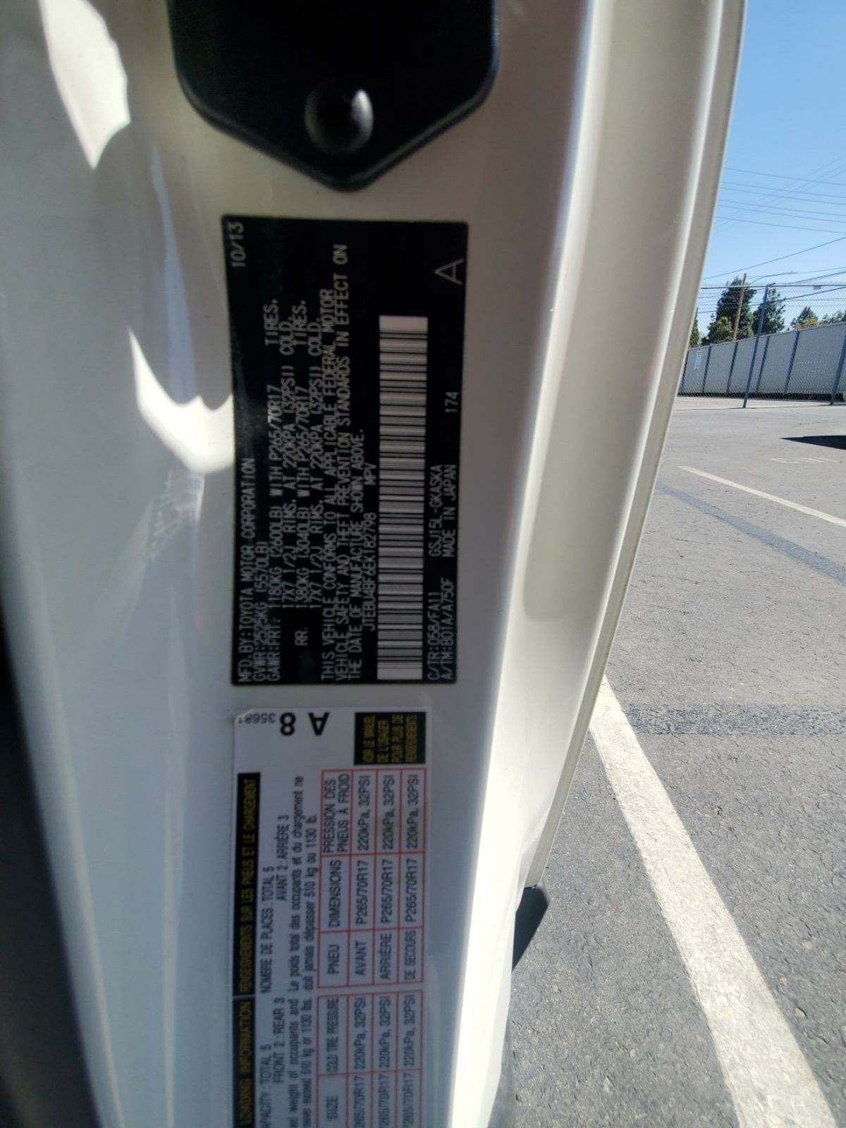 2014 Toyota FJ Cruiser Base AWD