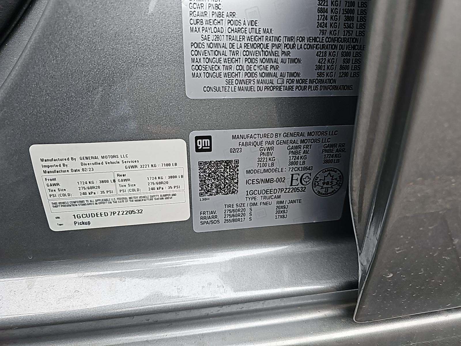 2023 Chevrolet Silverado 1500 RST AWD