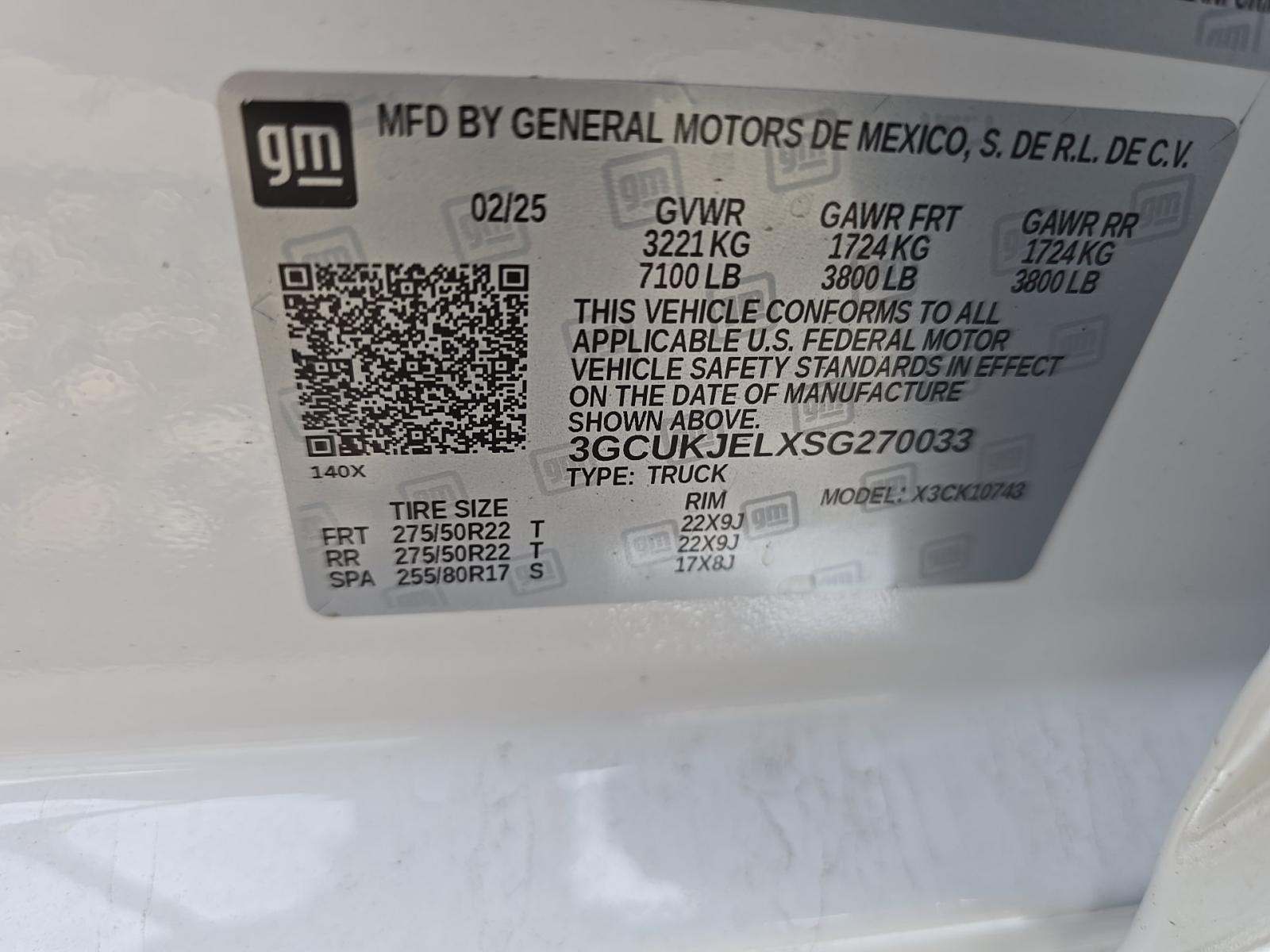 2025 Chevrolet Silverado 1500 High Country AWD