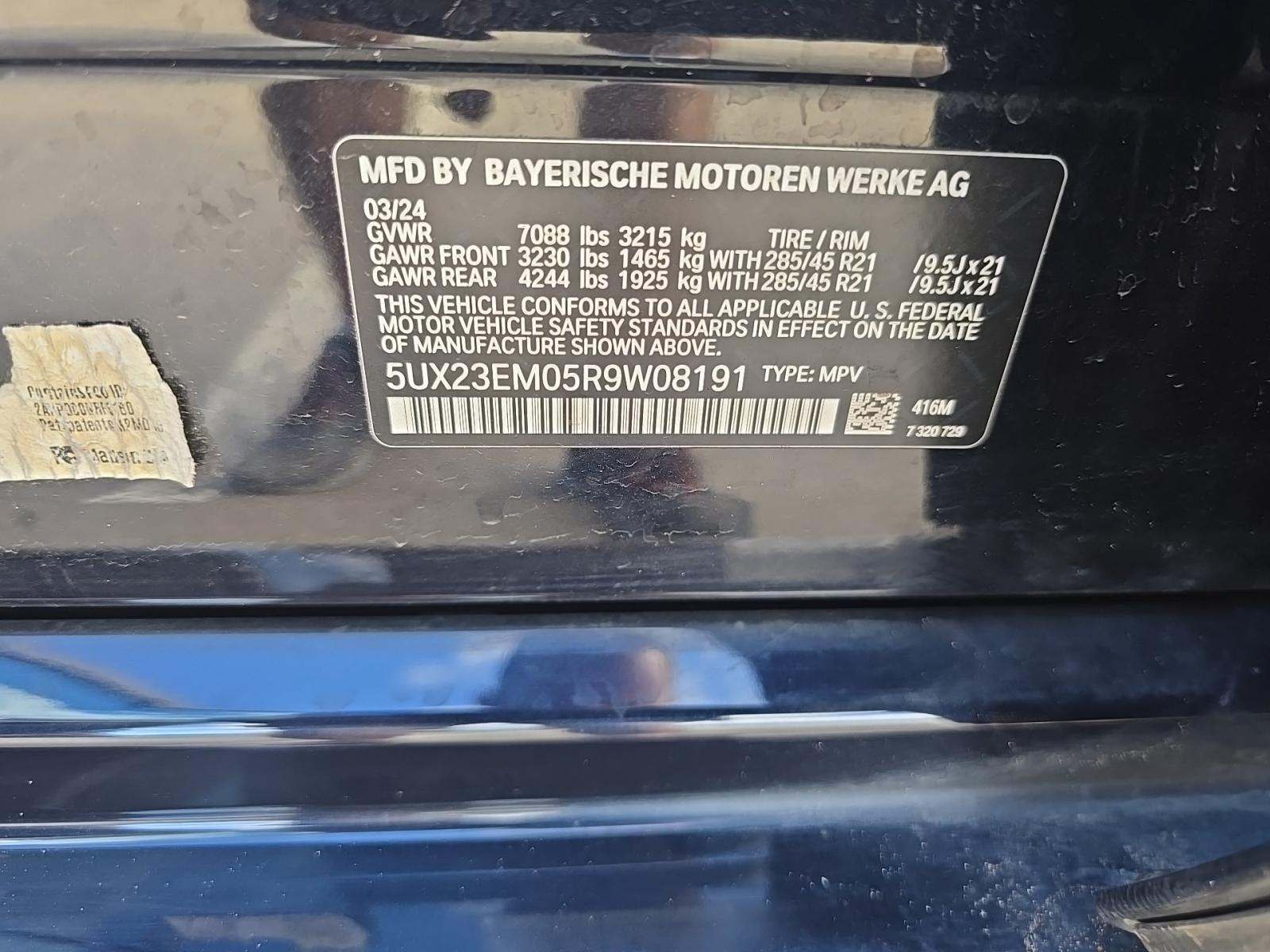 2024 BMW X7 xDrive40i AWD