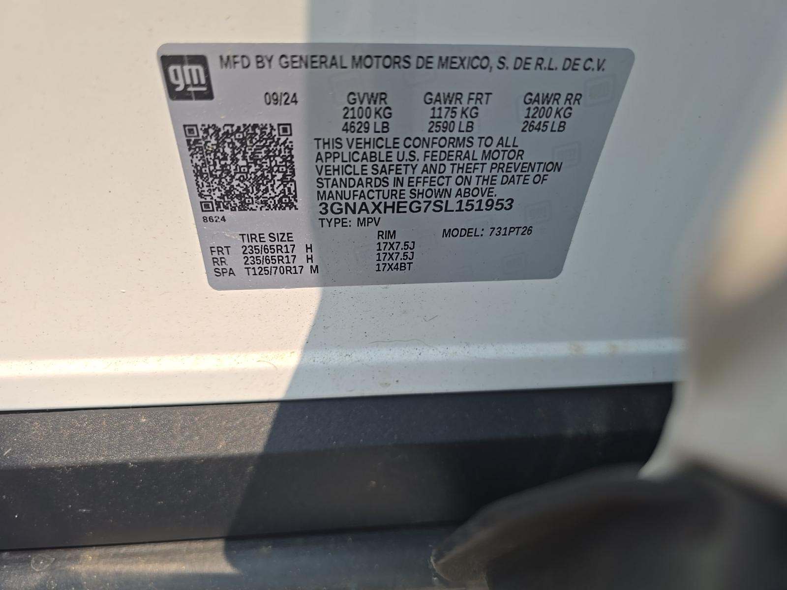 2025 Chevrolet Equinox LT FWD
