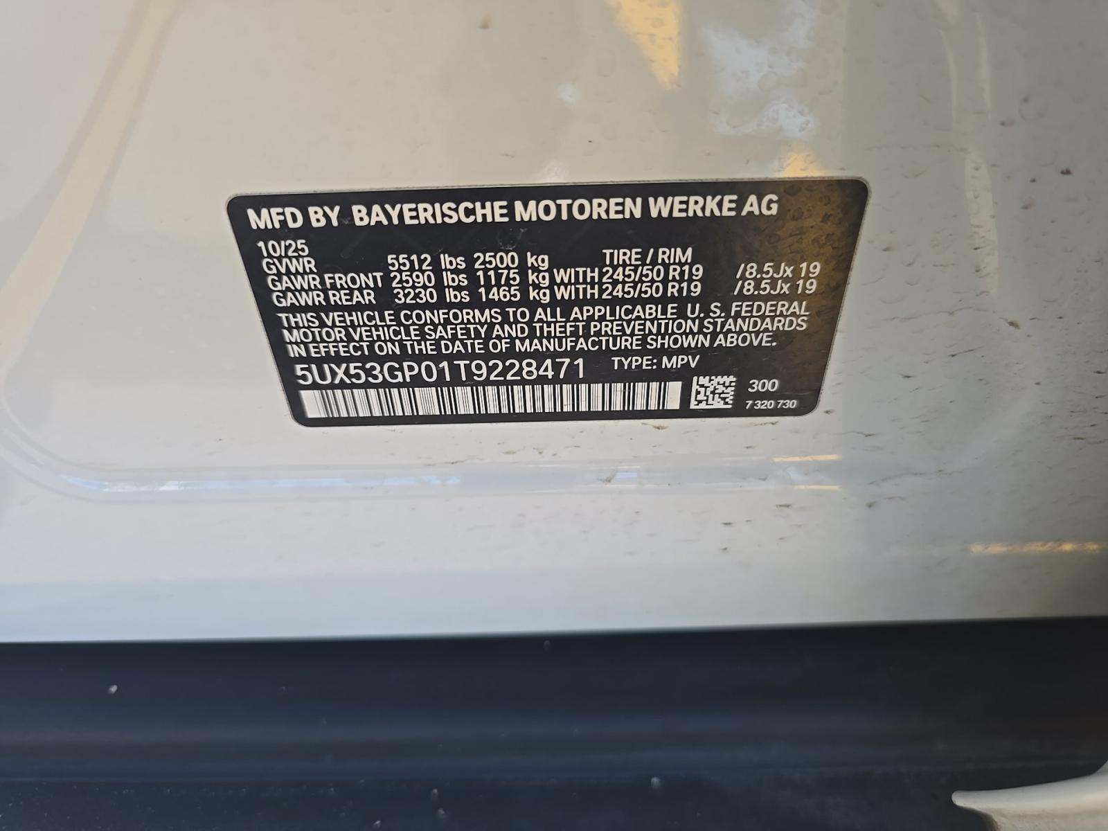 2026 BMW X3 xDrive30 AWD