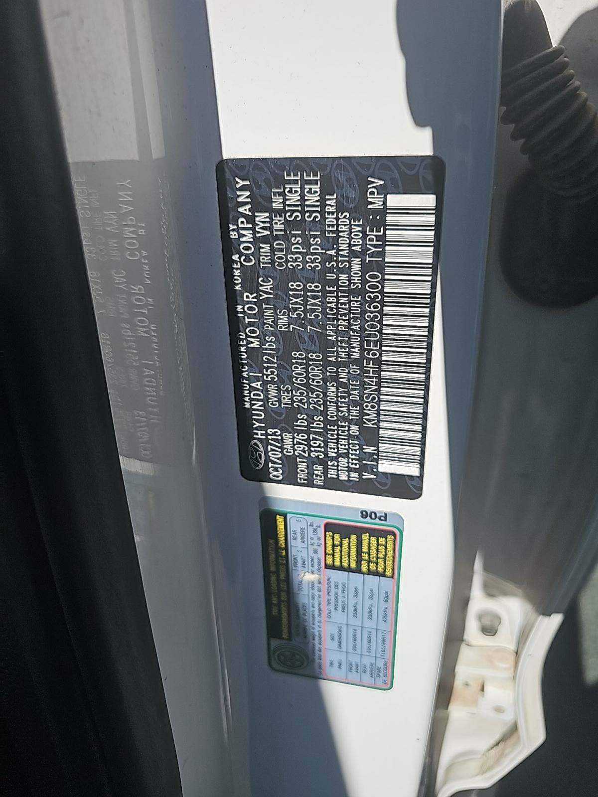 2014 Hyundai Santa Fe GLS FWD