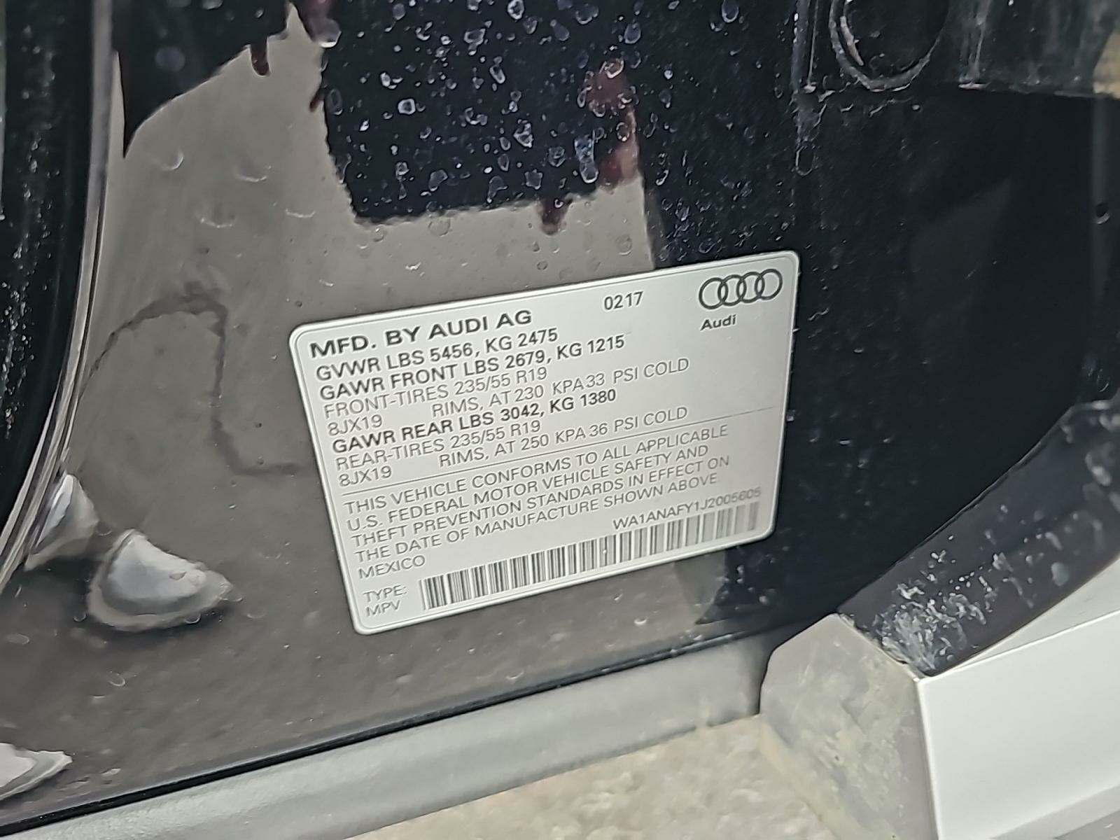 2018 Audi Q5 Premium AWD