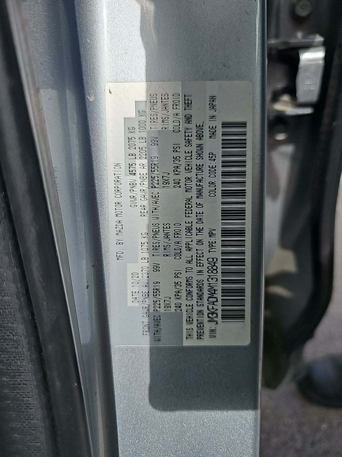 2021 MAZDA CX-5 Grand Touring FWD