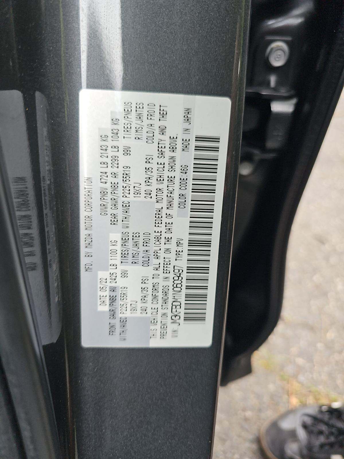 2022 MAZDA CX-5 2.5 S Premium Package AWD