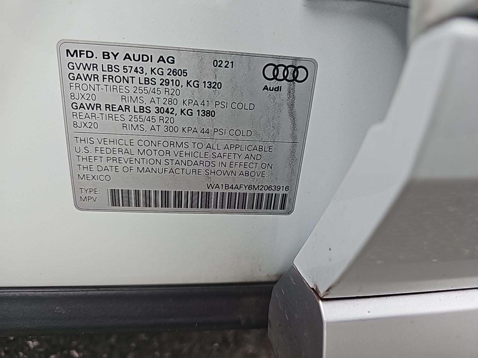 2021 Audi SQ5 Premium Plus AWD