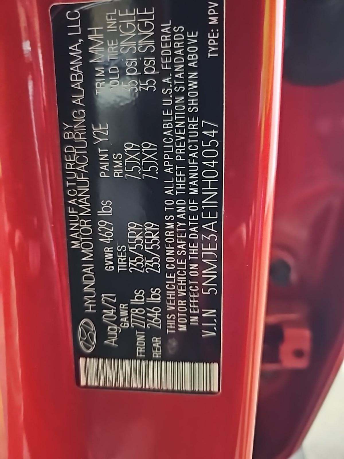 2022 Hyundai Tucson Limited FWD