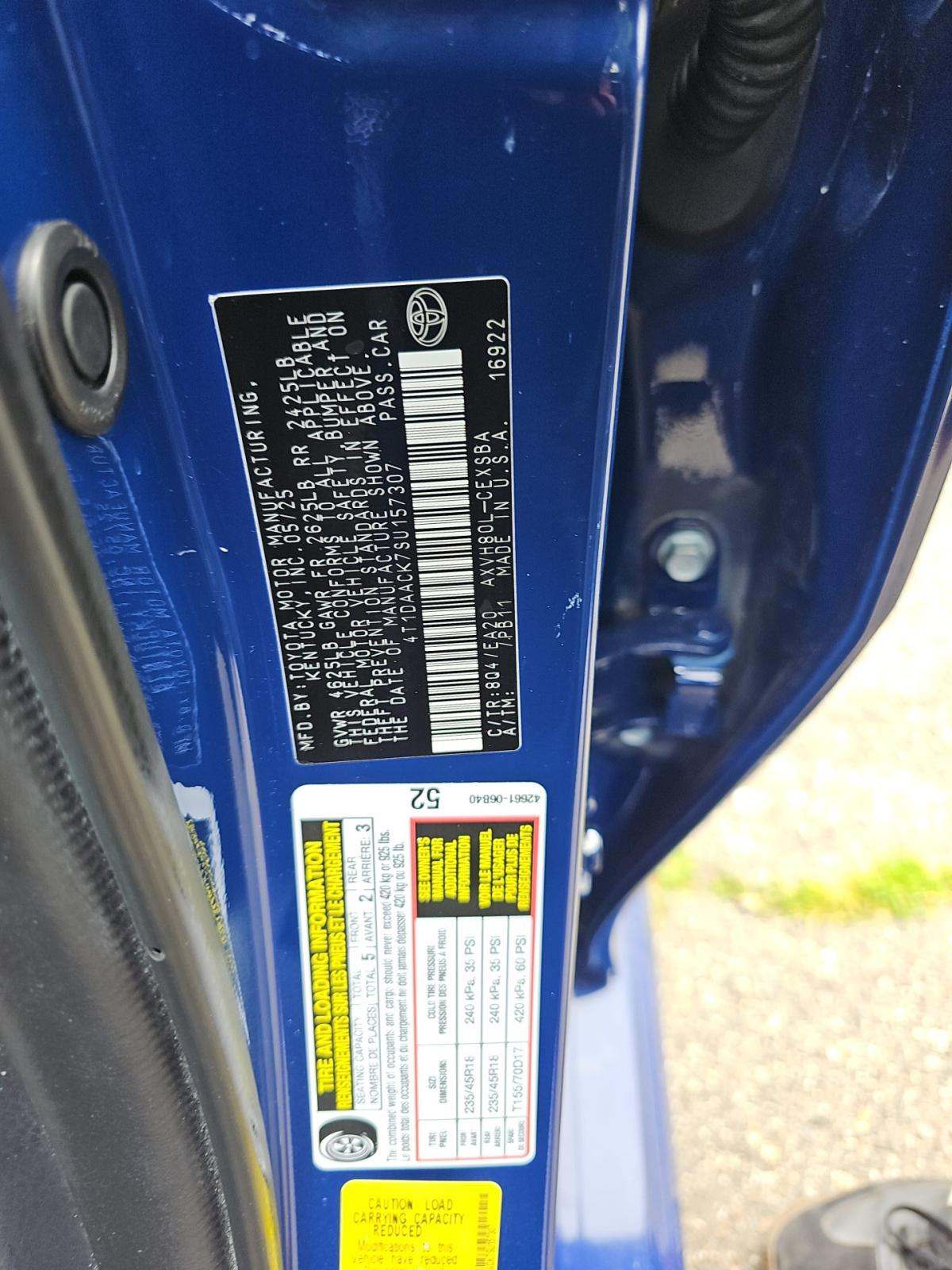 TOYOTA CAMRY - 5