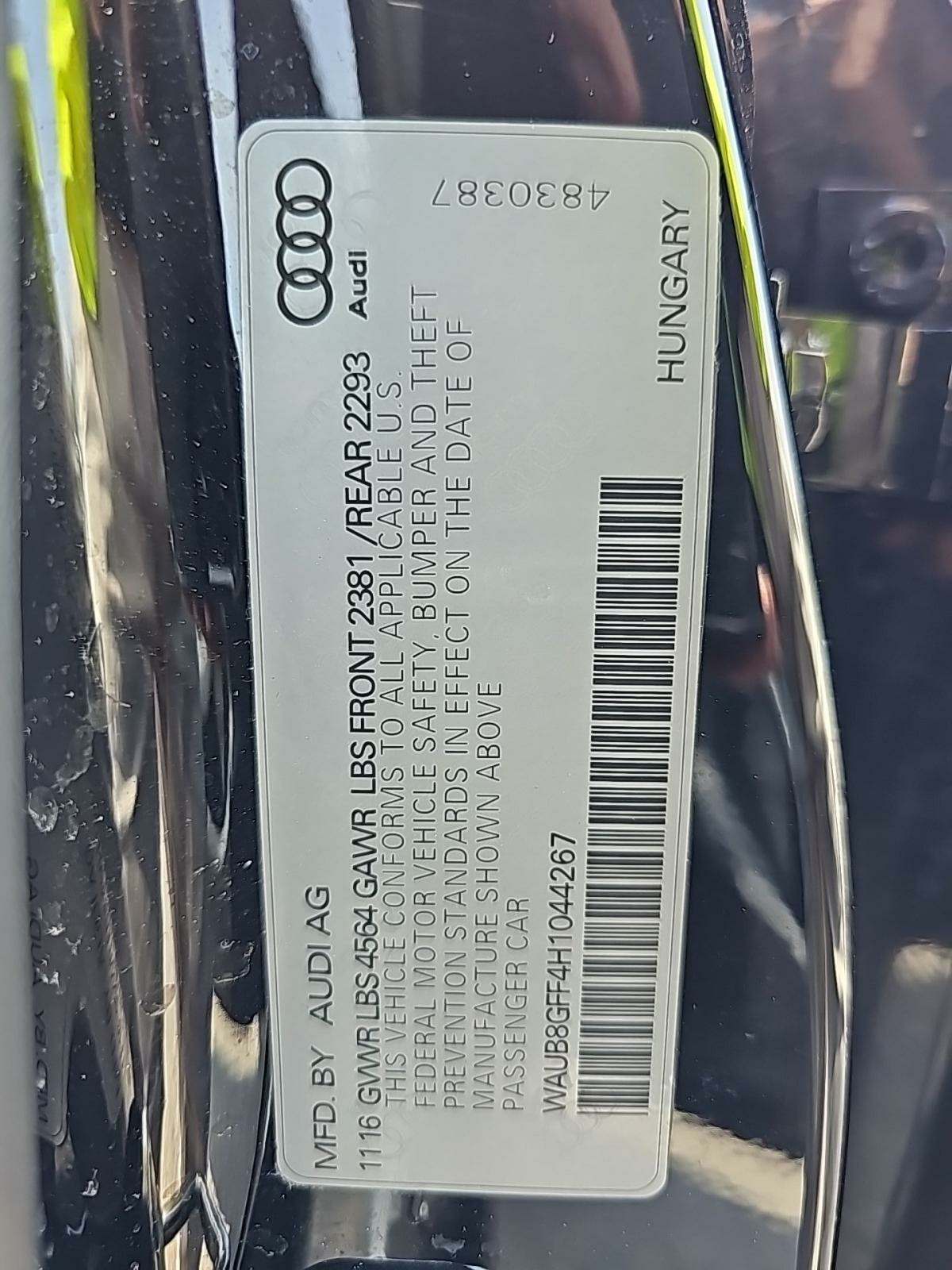 2017 Audi A3 2.0T Premium AWD