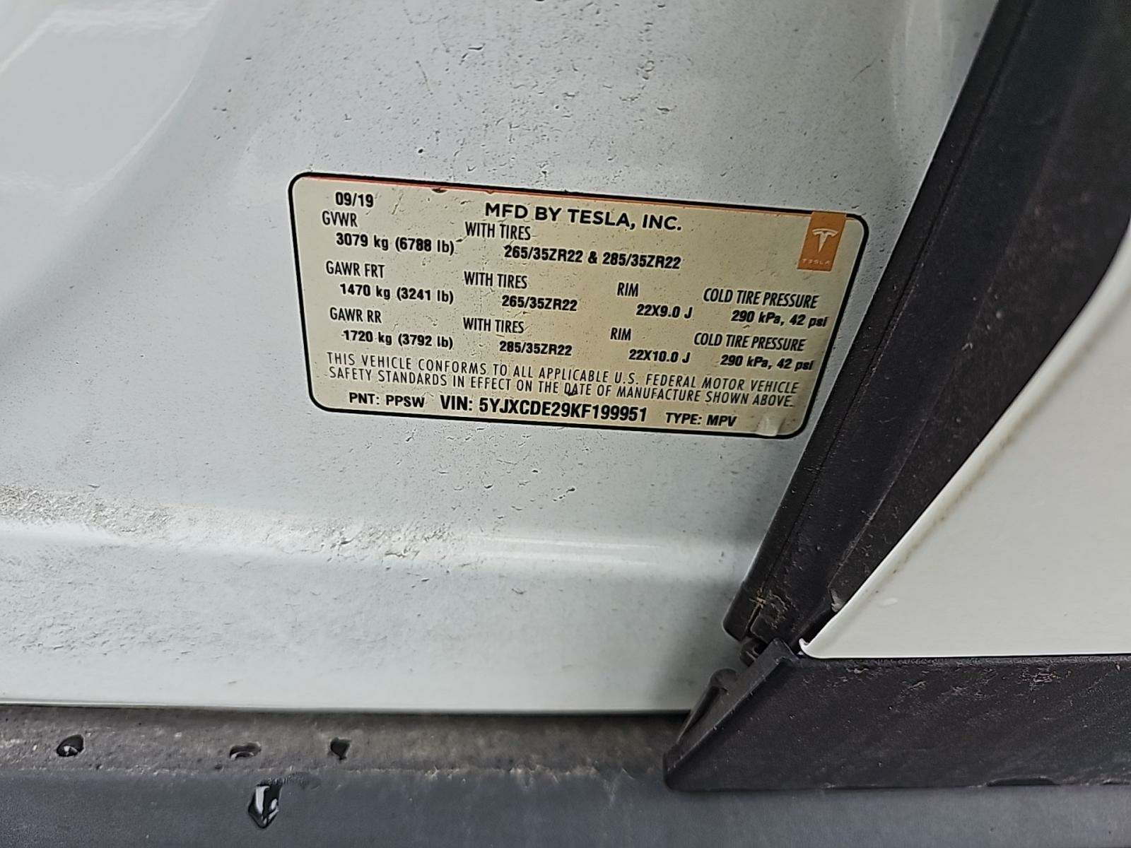 2019 Tesla Model X Long Range AWD