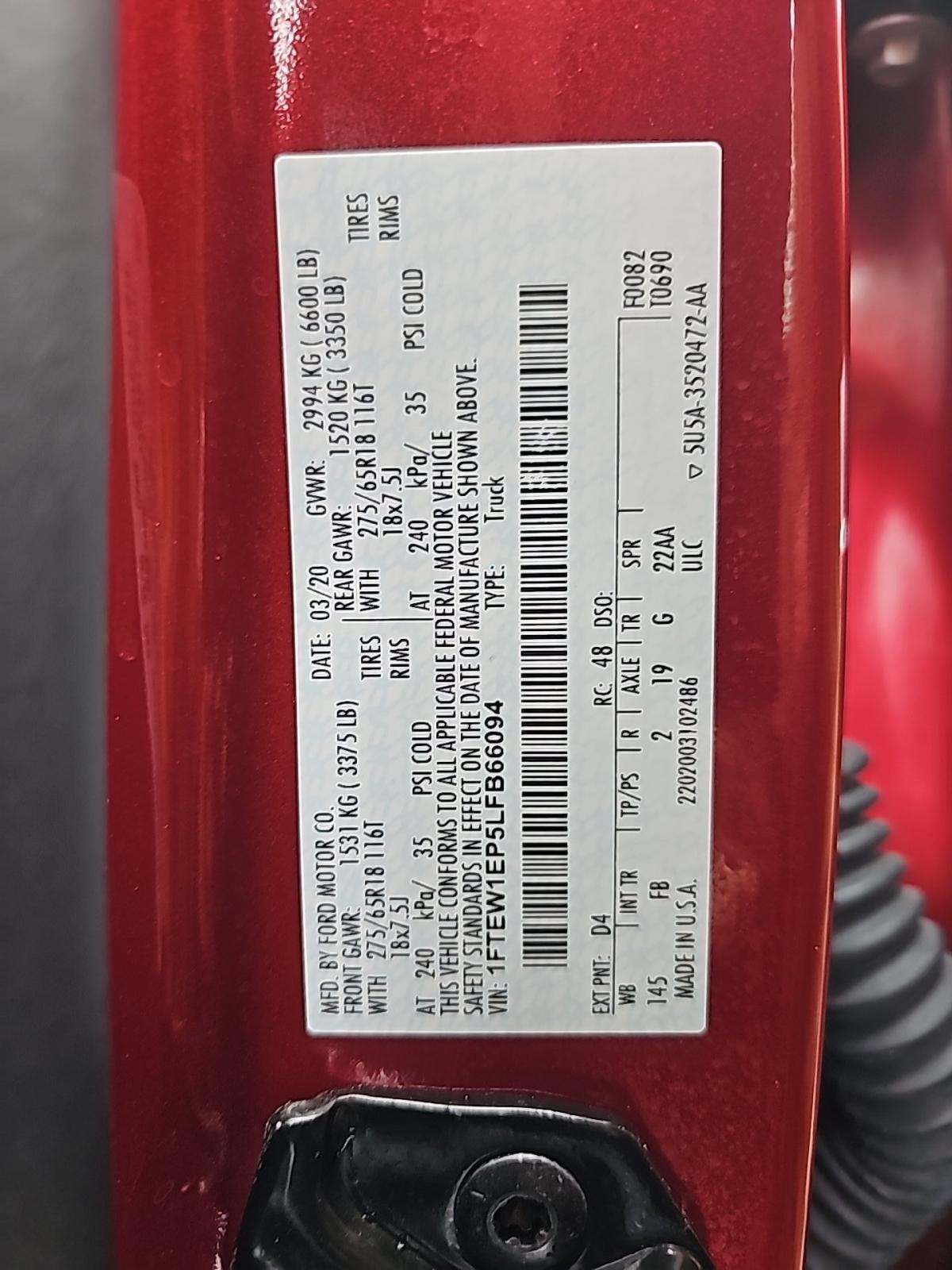 2020 Ford F-150 XLT AWD