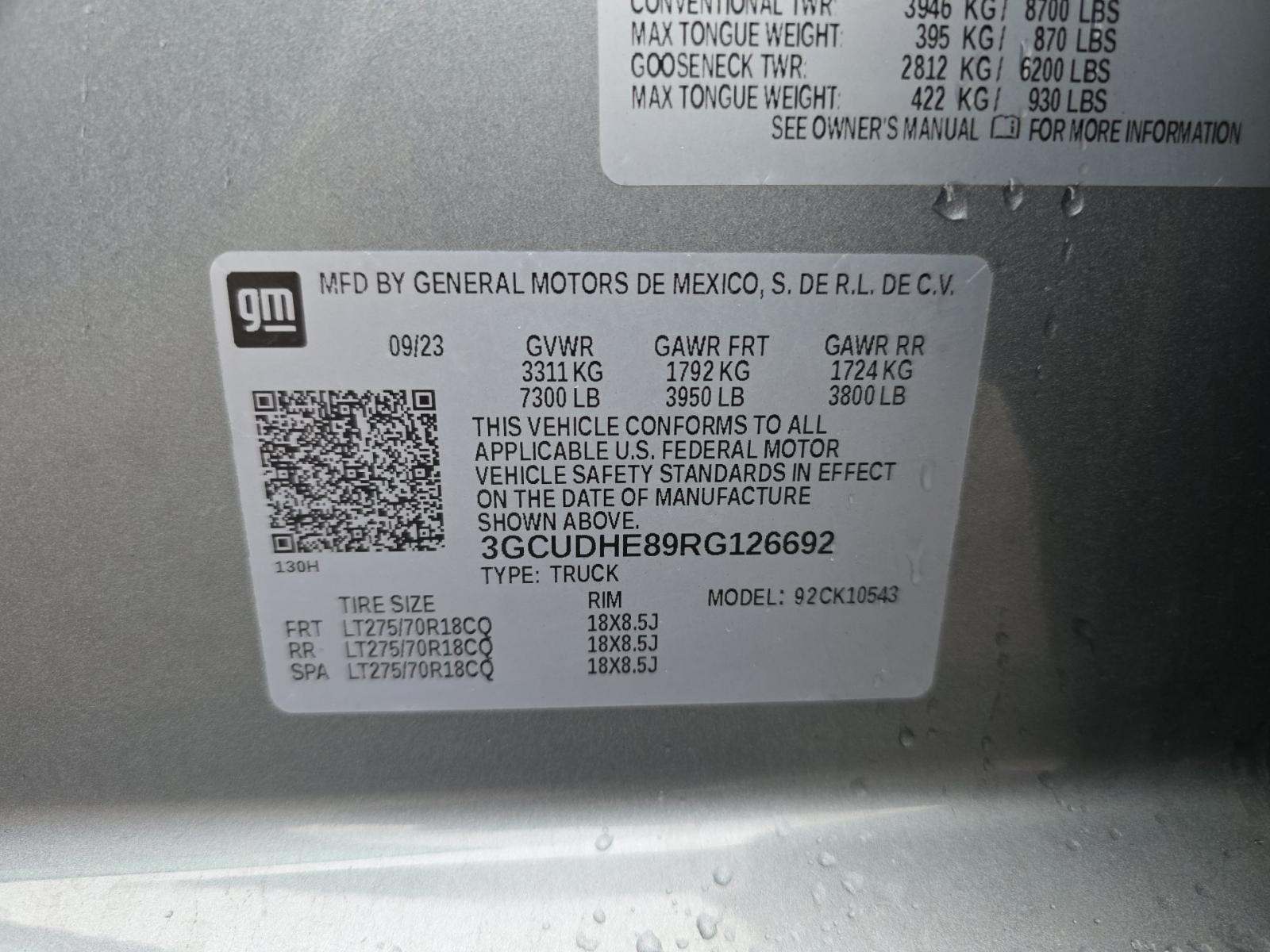 2024 Chevrolet Silverado 1500 ZR2 AWD