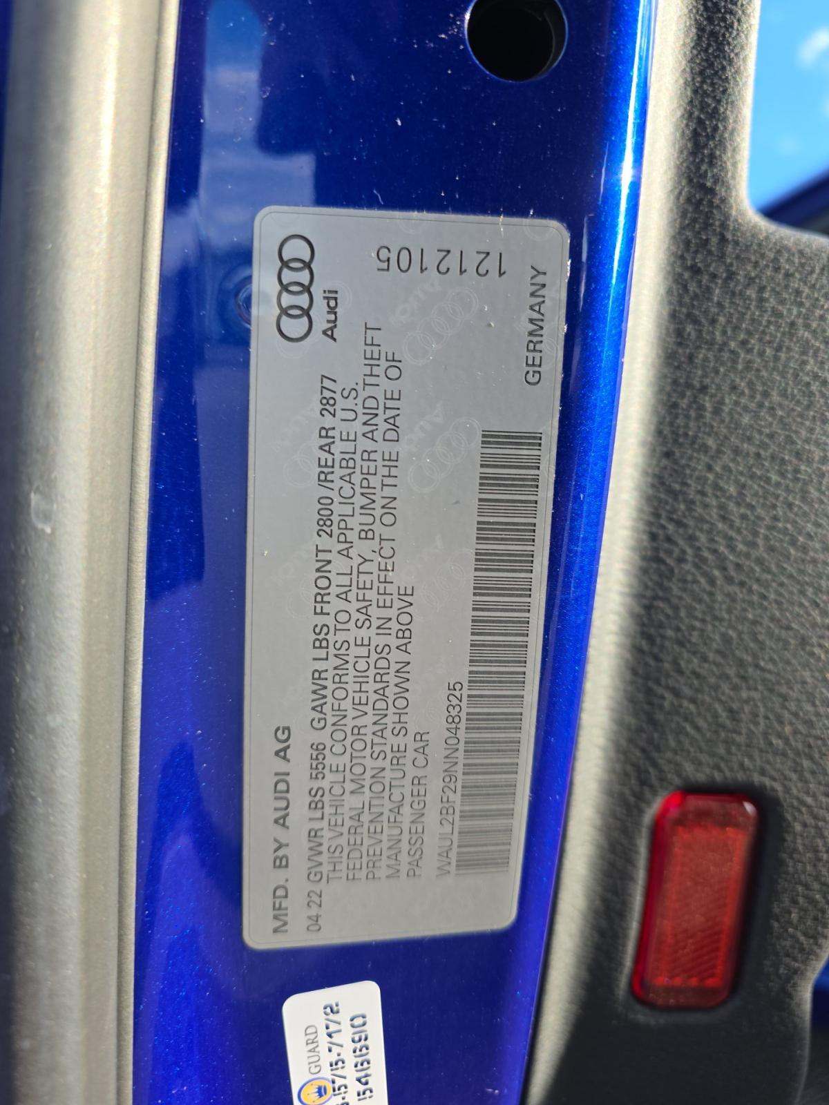 2022 Audi A6 Premium Plus AWD