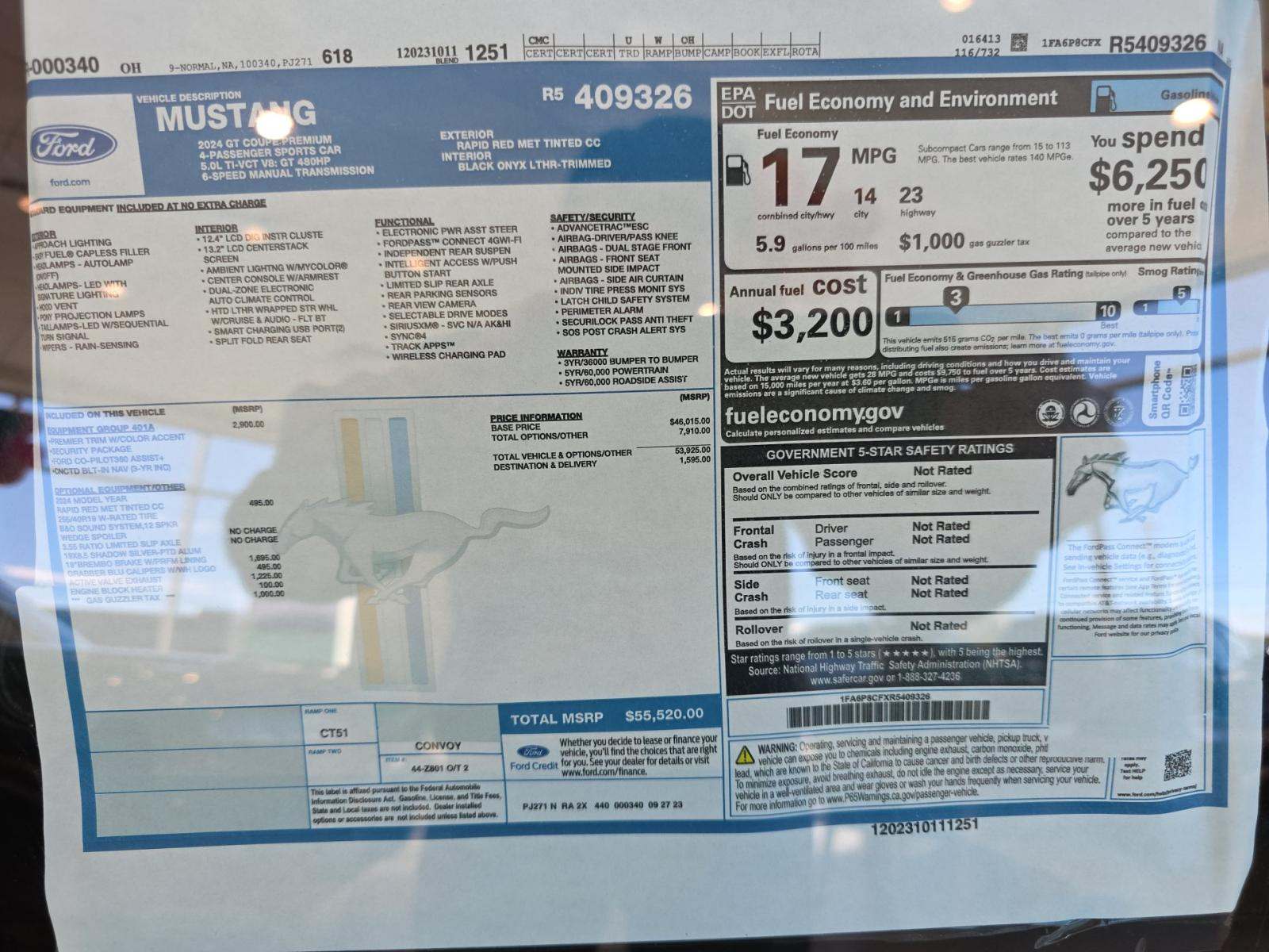 2024 Ford Mustang GT Premium RWD