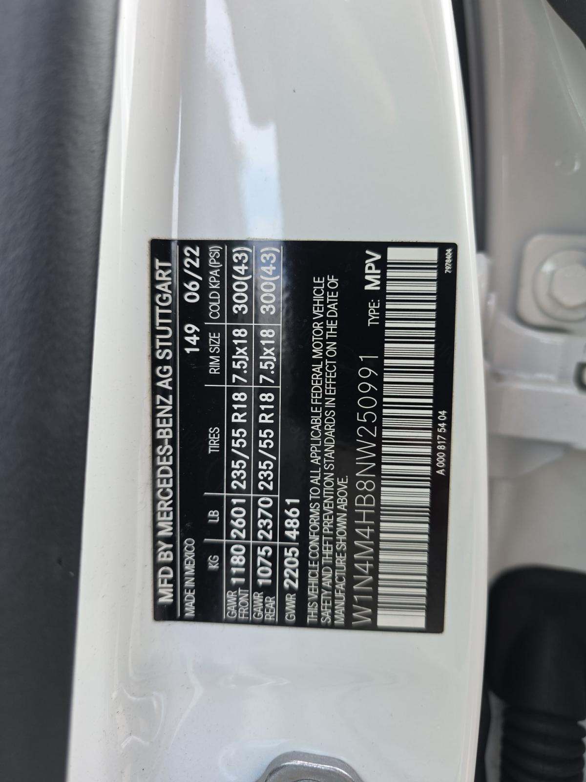 2022 Mercedes-Benz GLB GLB 250 AWD