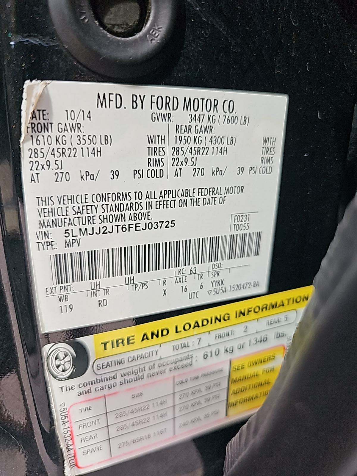 2015 Lincoln Navigator Base AWD