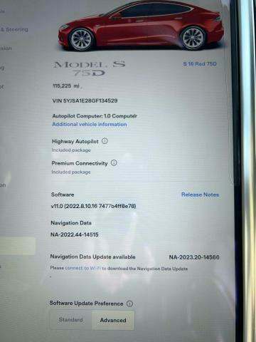 2016 Tesla Model S 75D AWD