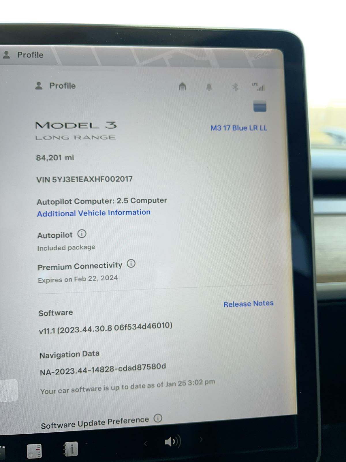 2017 Tesla Model 3 Long Range RWD