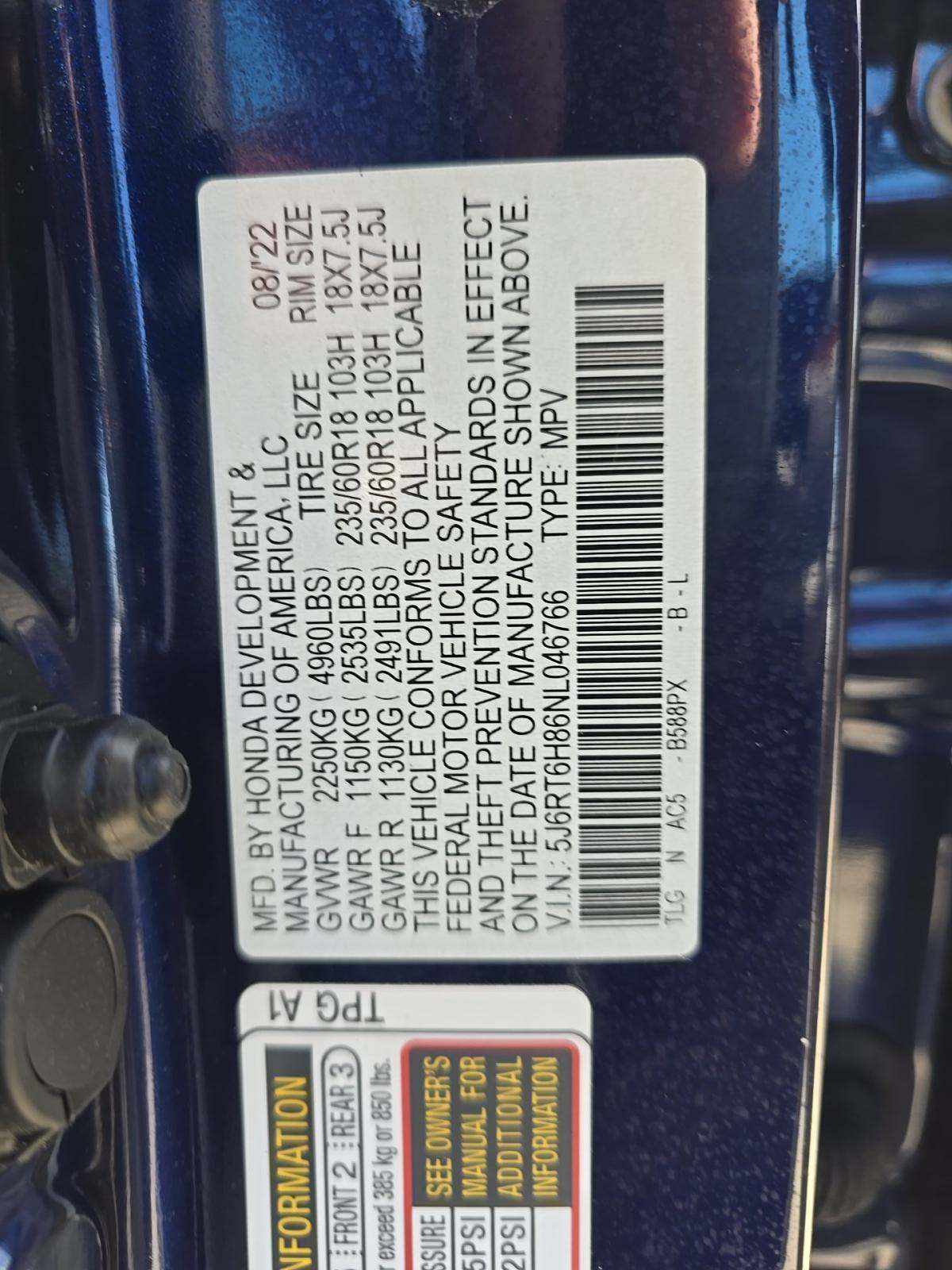 2022 Honda CR-V Hybrid EX-L AWD