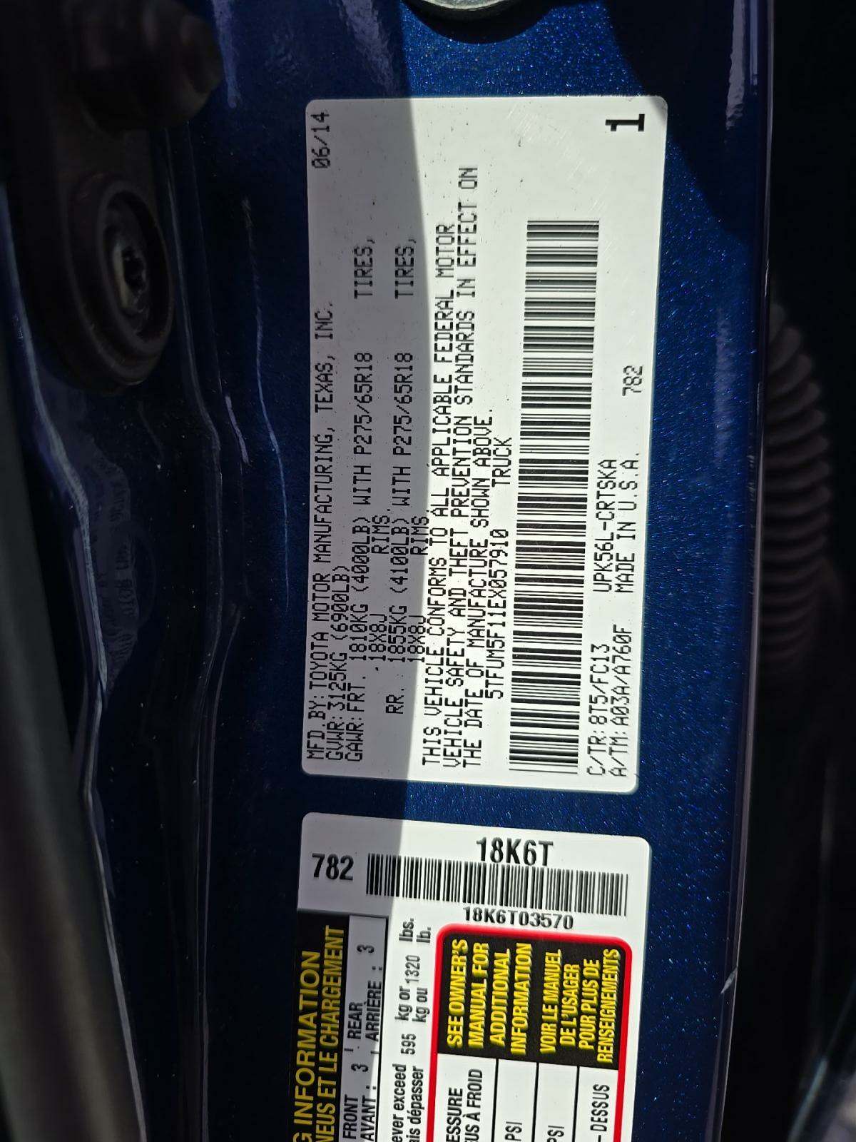 2014 Toyota Tundra SR5 AWD