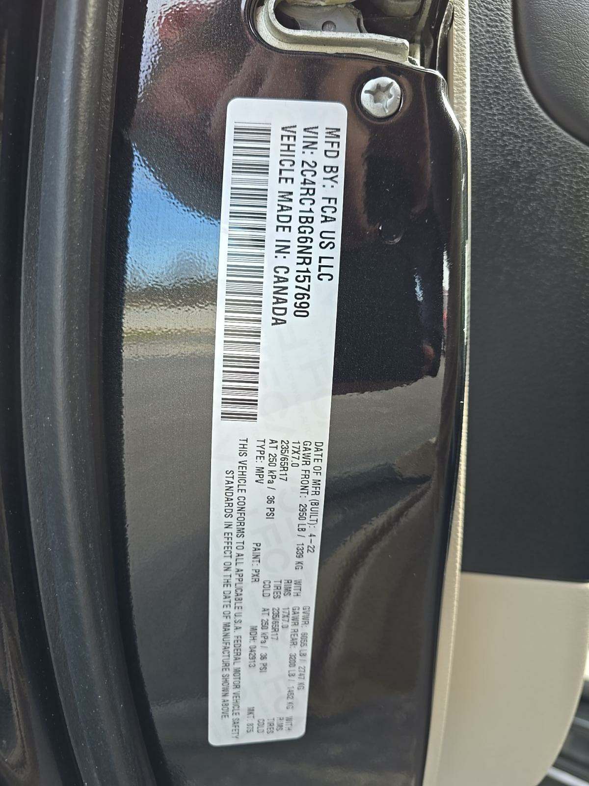 2022 Chrysler Pacifica Touring L FWD