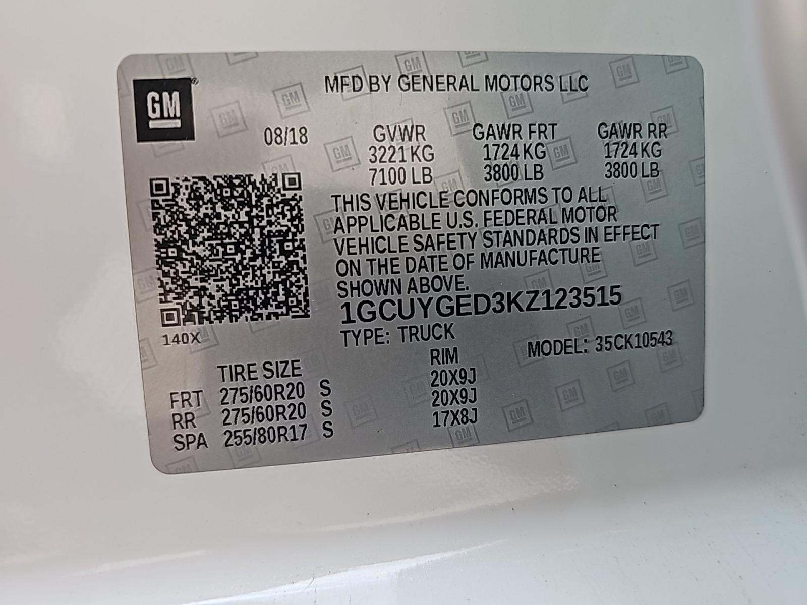 2019 Chevrolet Silverado 1500 LTZ AWD