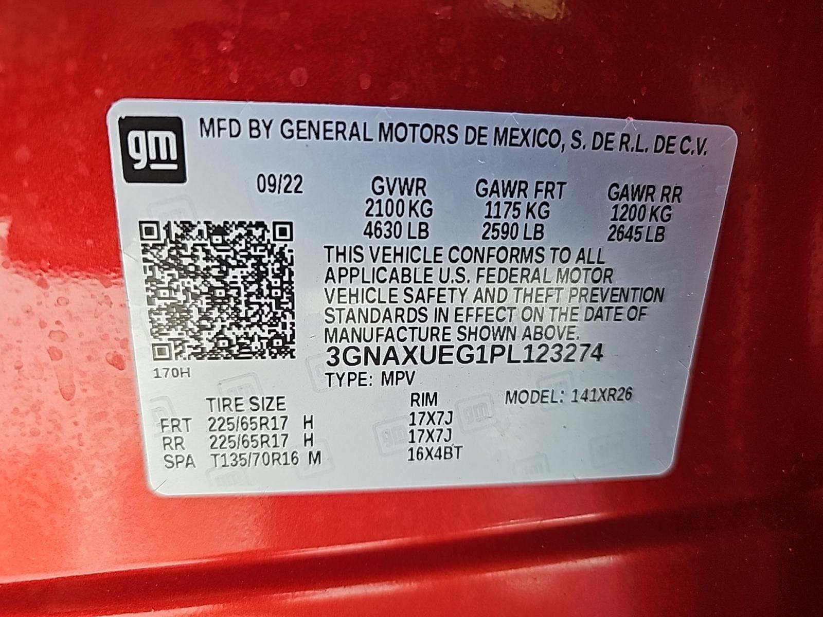 2023 Chevrolet Equinox LT AWD