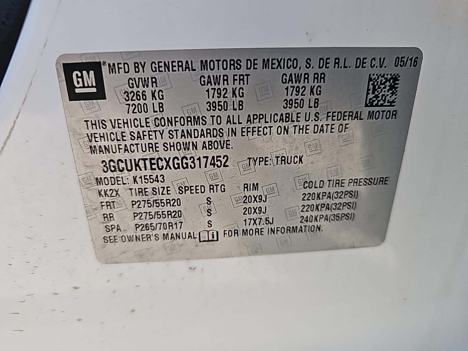 2016 Chevrolet Silverado 1500 High Country AWD