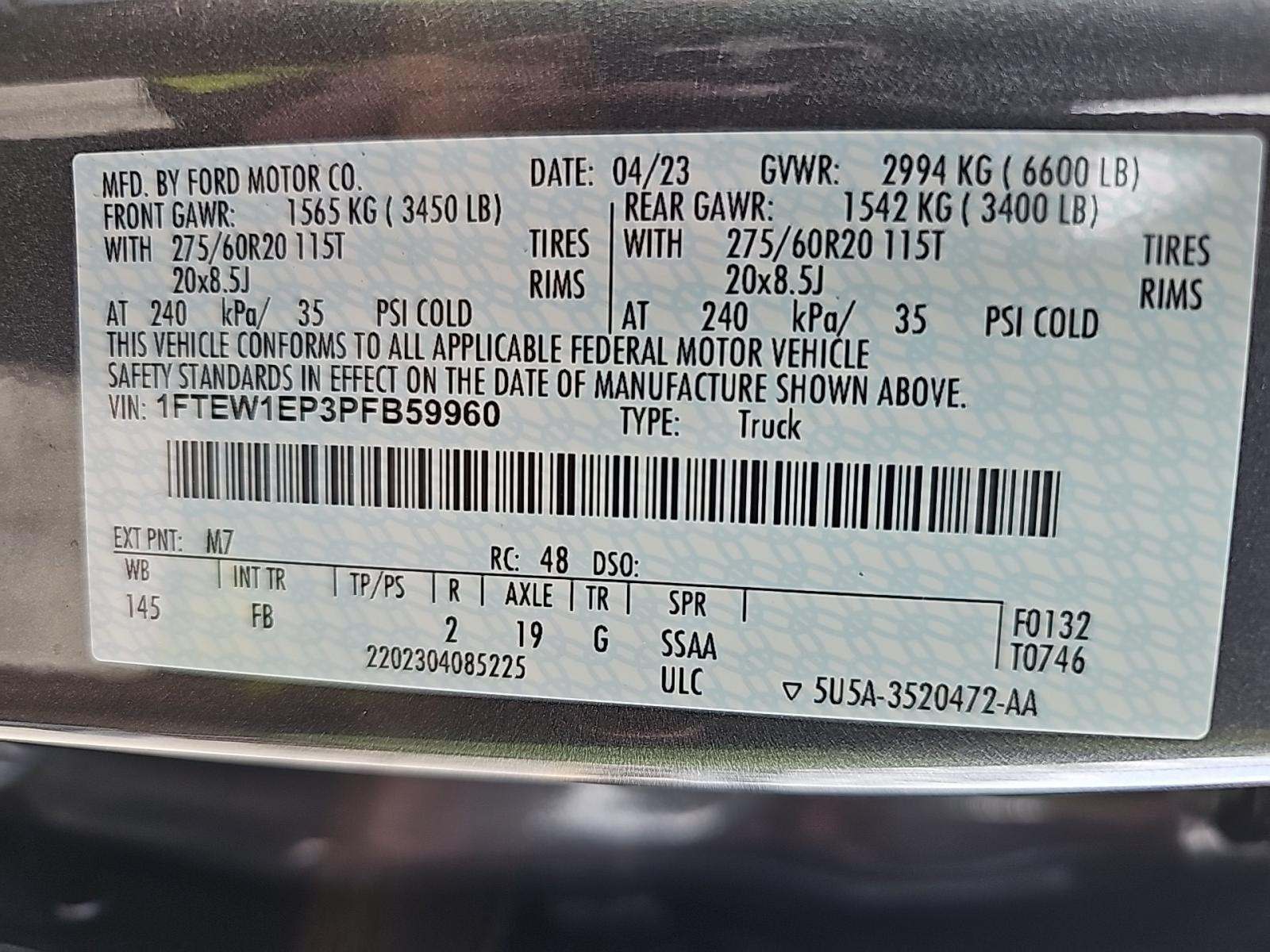 2023 Ford F-150 XLT AWD