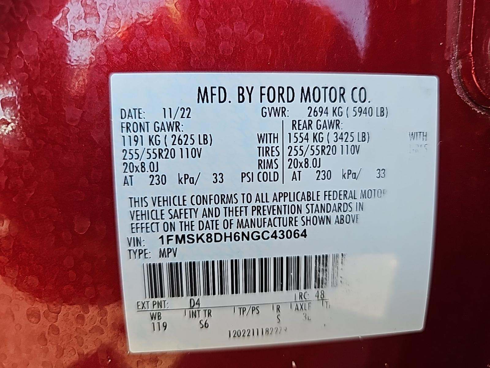 2022 Ford Explorer XLT AWD