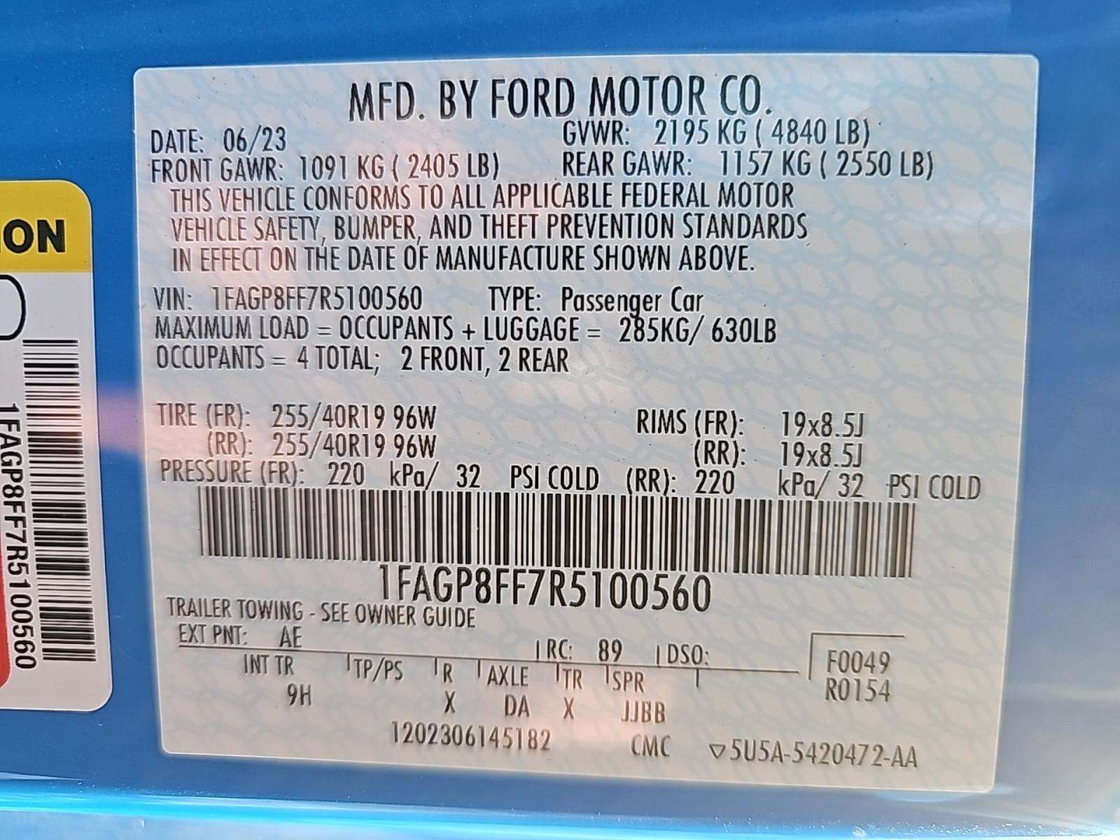 2024 Ford Mustang GT Premium RWD