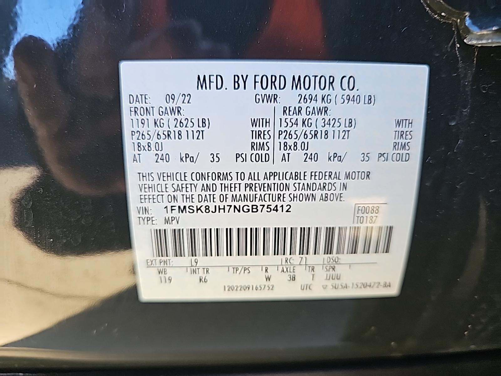 2022 Ford Explorer Timberline AWD