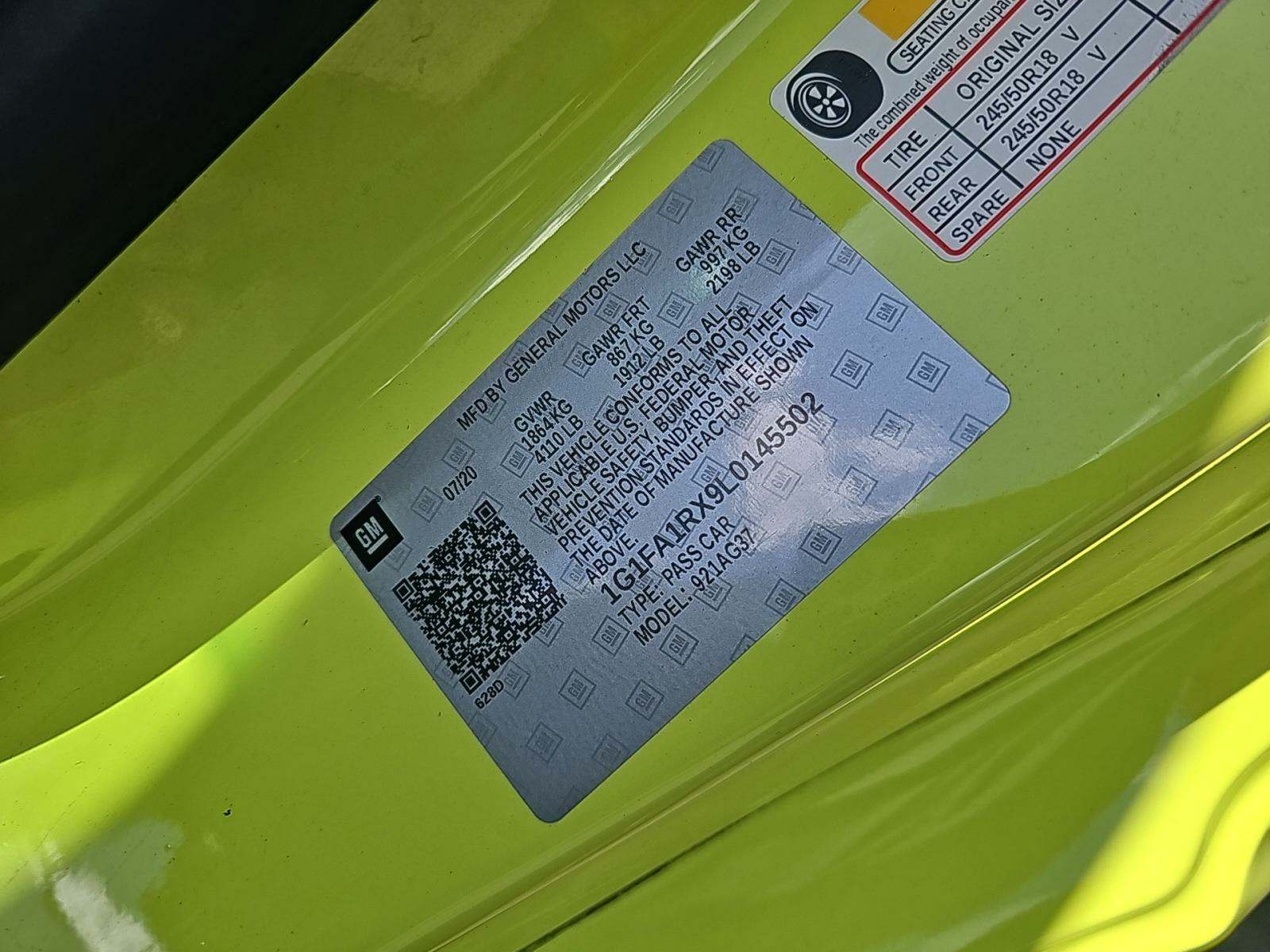 2020 Chevrolet Camaro 1LS RWD