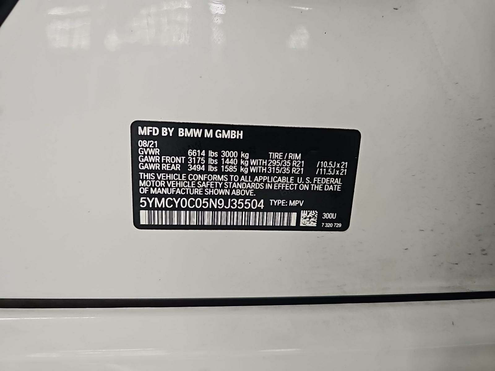 2022 BMW X6 M Base AWD