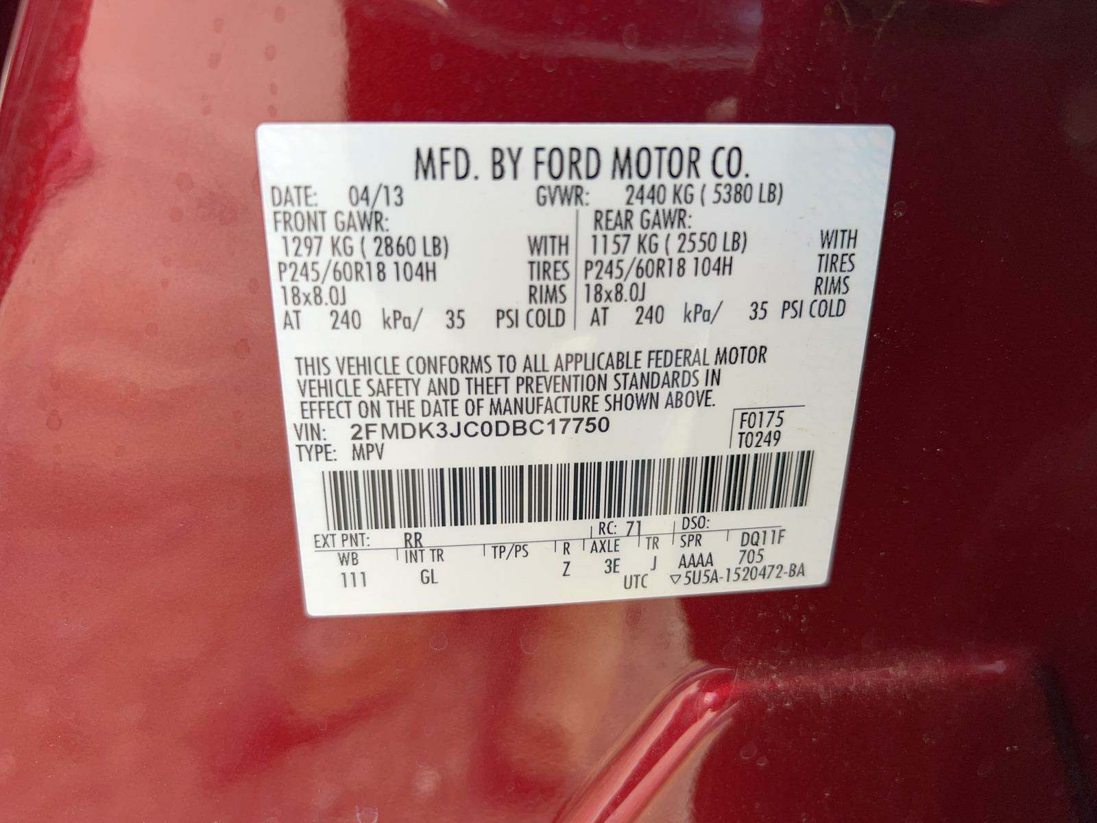 2013 Ford Edge SEL FWD