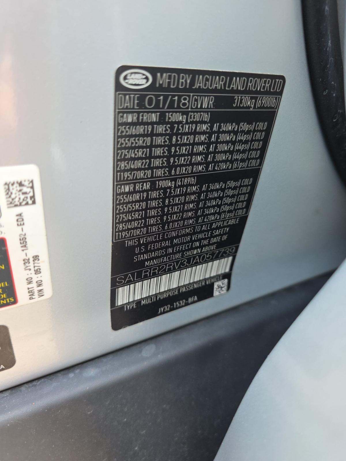 2018 Land Rover Discovery HSE AWD