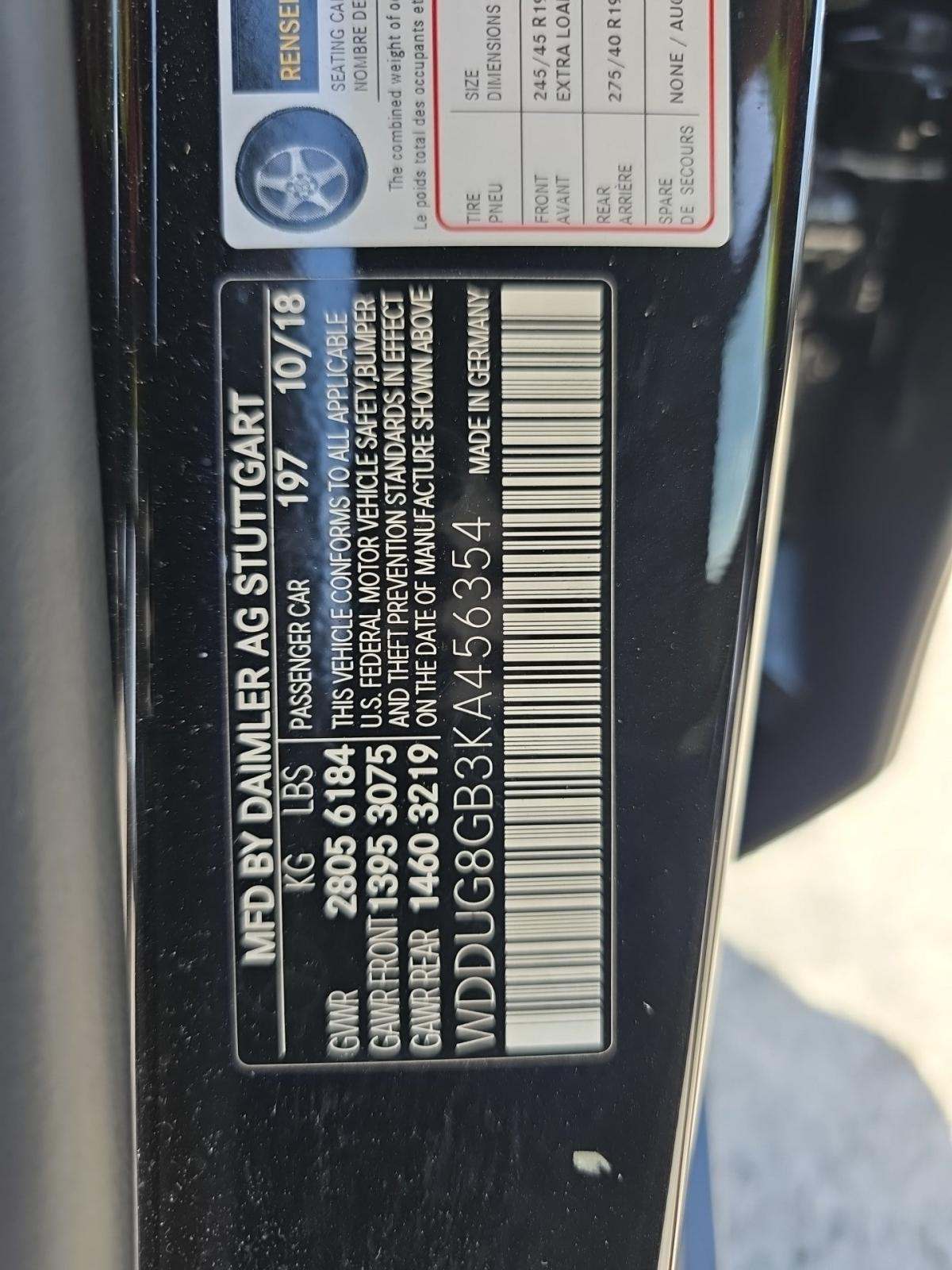 2019 Mercedes-Benz S-Class S 560 AWD