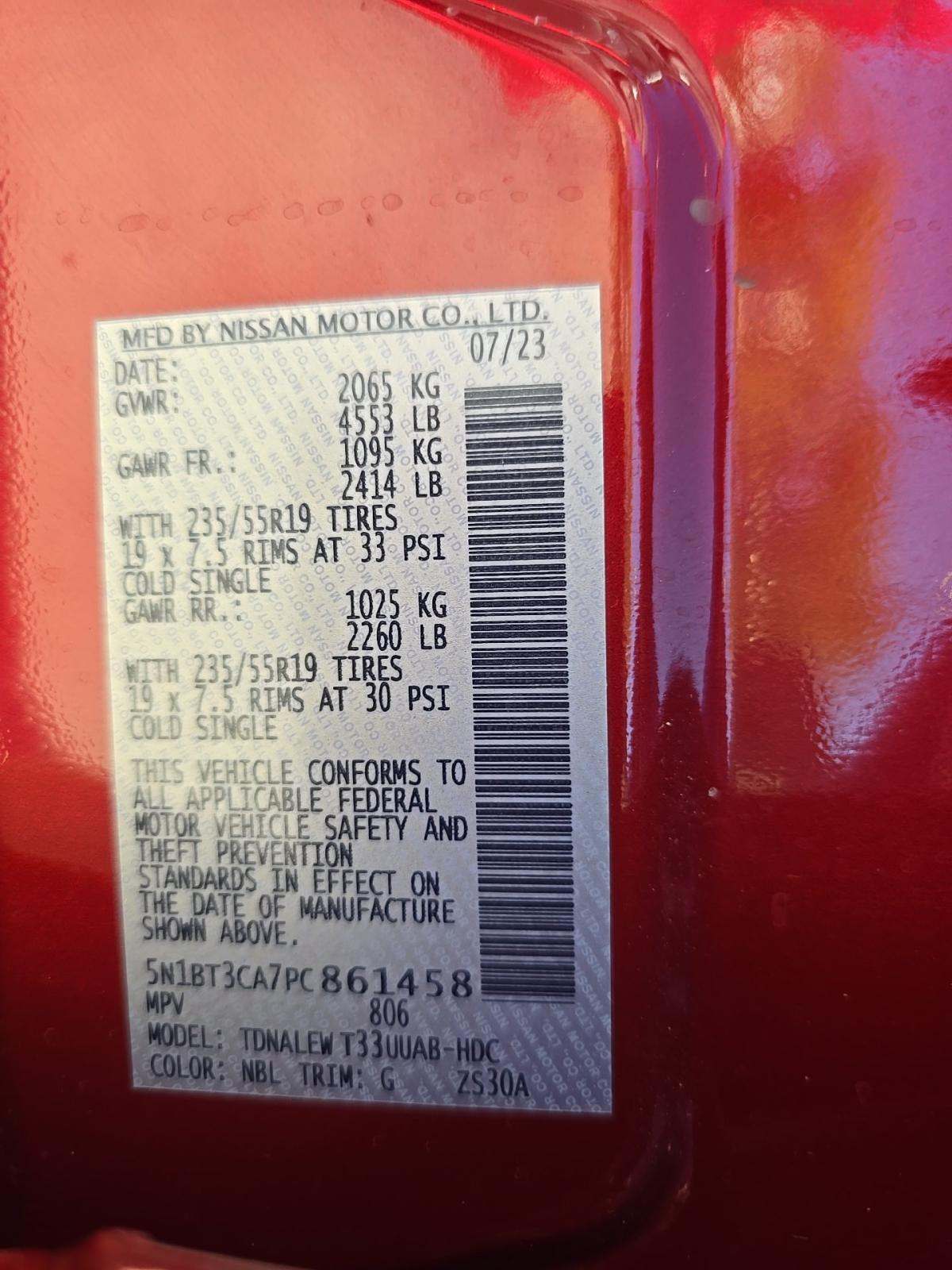 2023 Nissan Rogue SL FWD