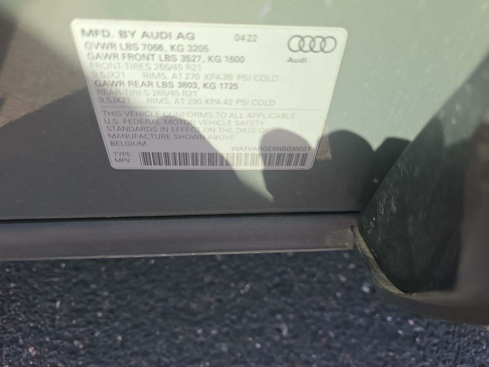 2022 Audi e-tron Chronos AWD