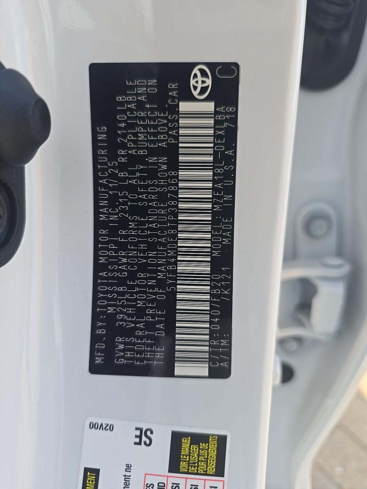 2026 Toyota Corolla LE FWD