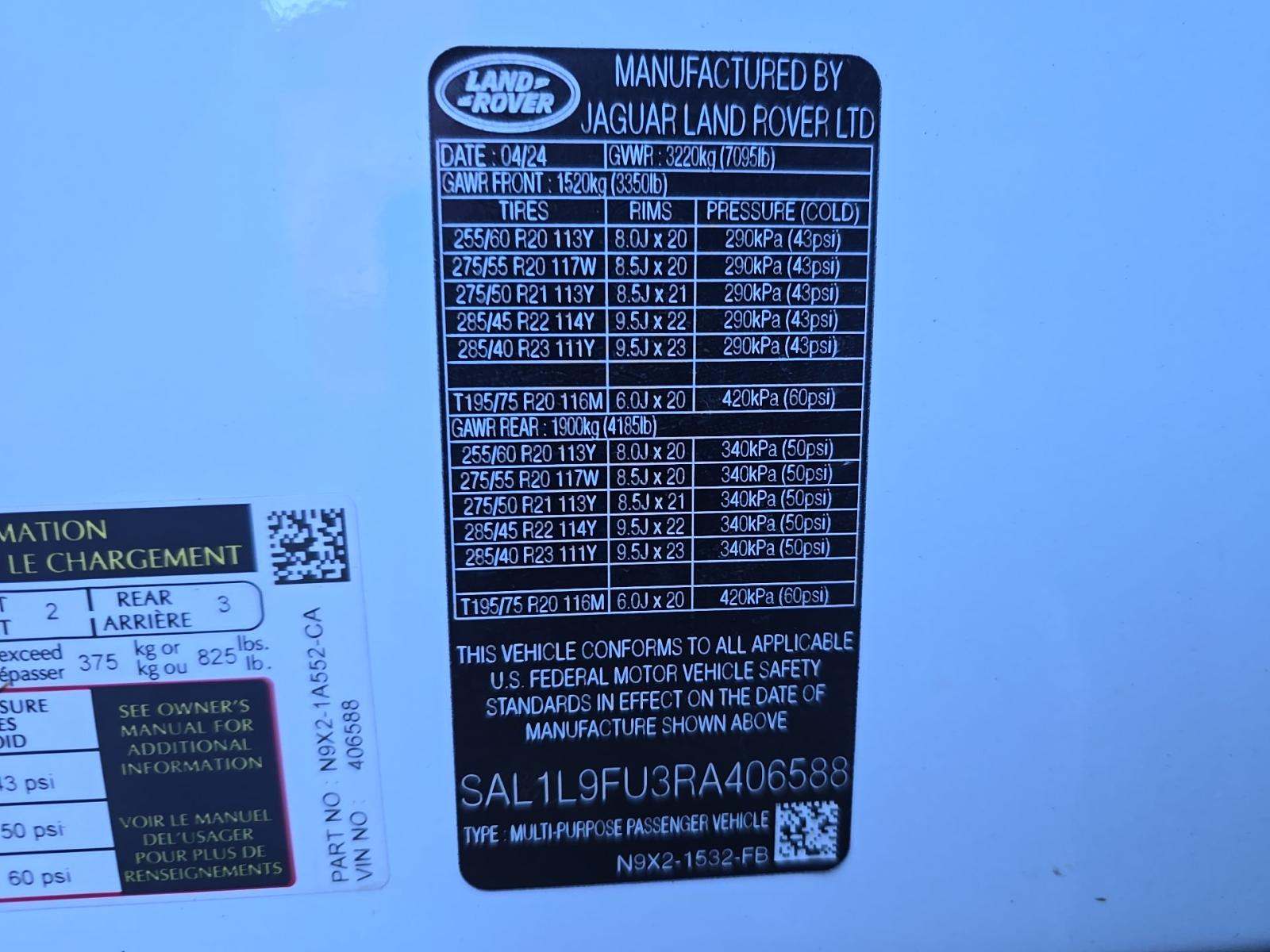 2024 Land Rover Range Rover Sport Dynamic SE AWD