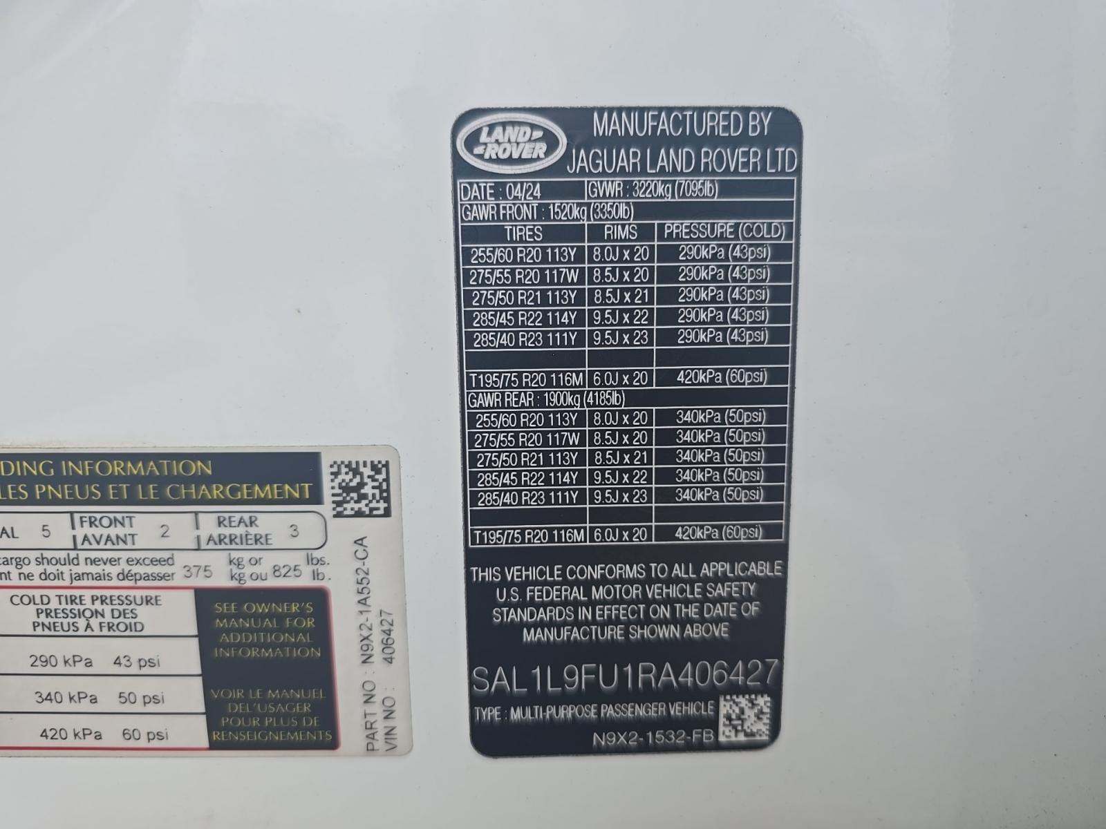 2024 Land Rover Range Rover Sport Dynamic SE AWD