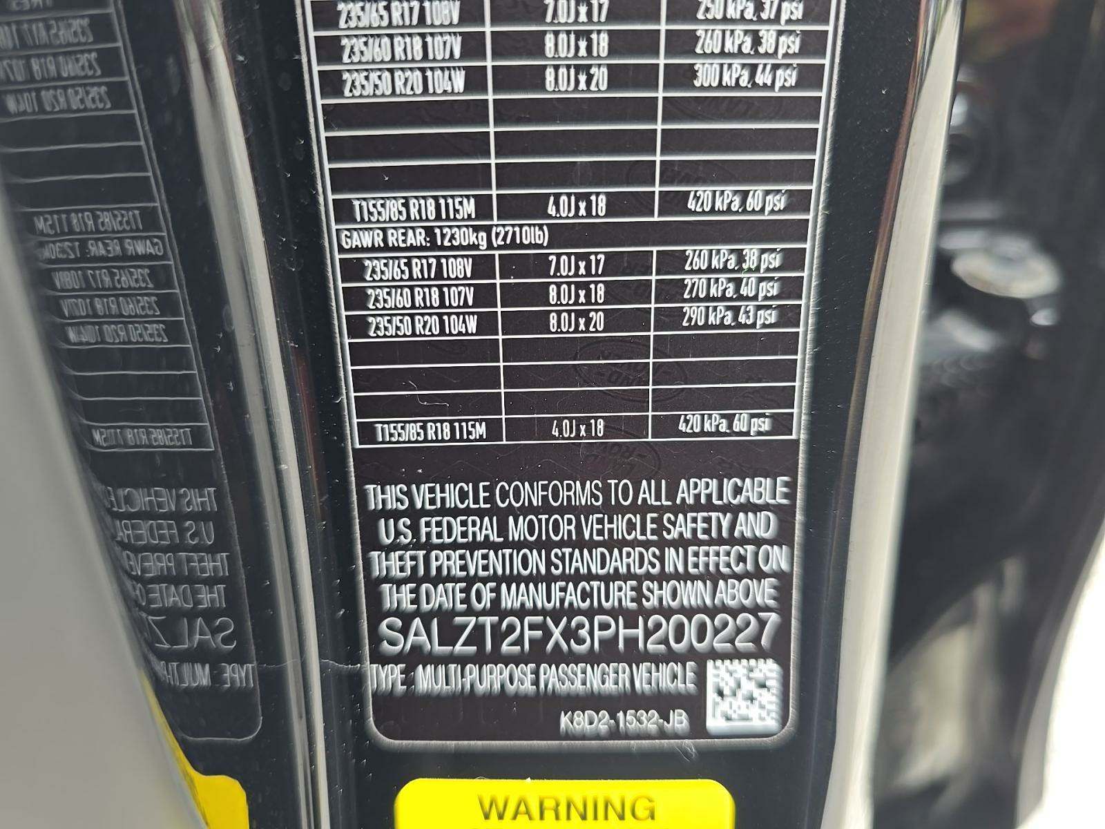 2023 Land Rover Range Rover Evoque R-Dynamic S AWD