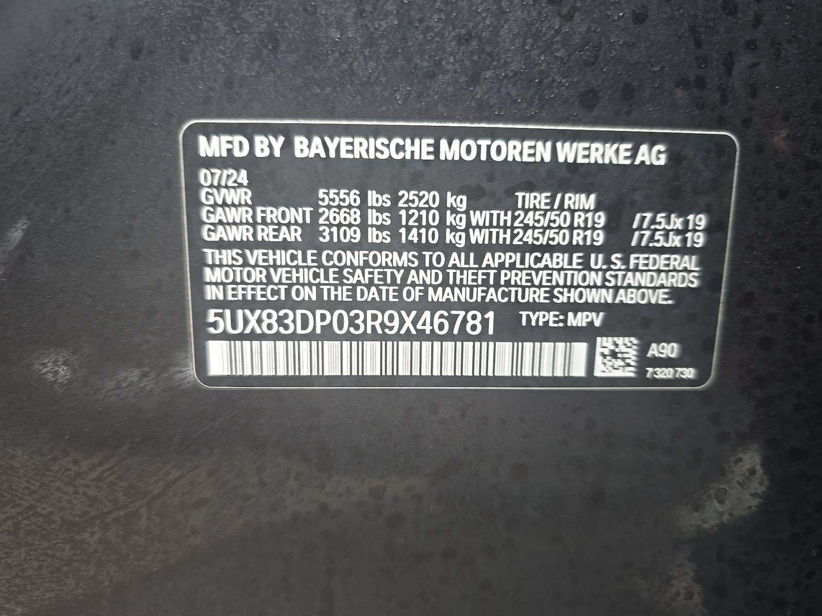2024 BMW X3 M40i AWD
