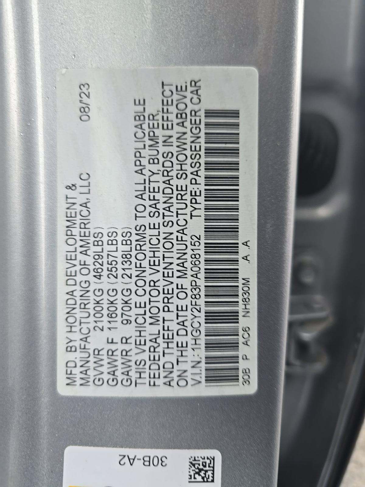 2023 Honda Accord Hybrid Touring FWD