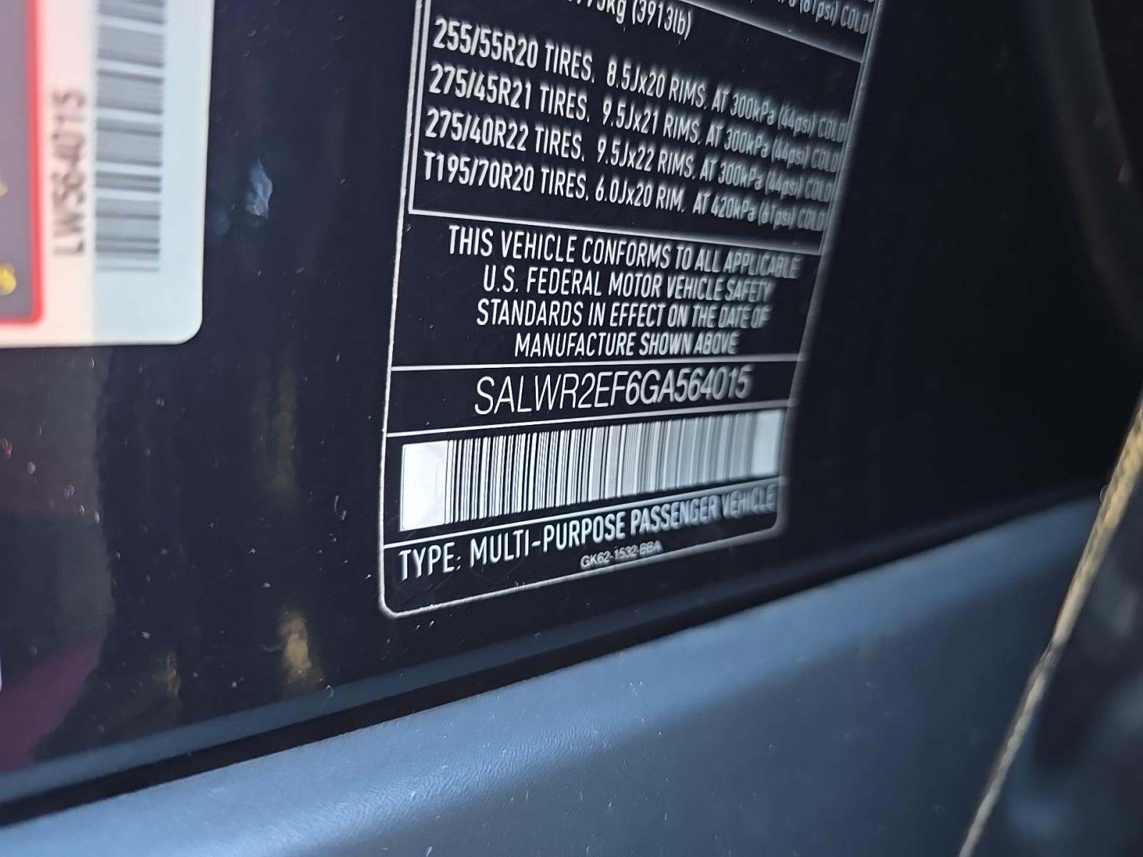 2016 Land Rover Range Rover Sport Supercharged AWD