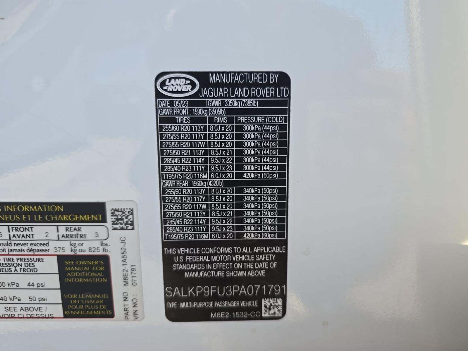 2023 Land Rover Range Rover SE AWD