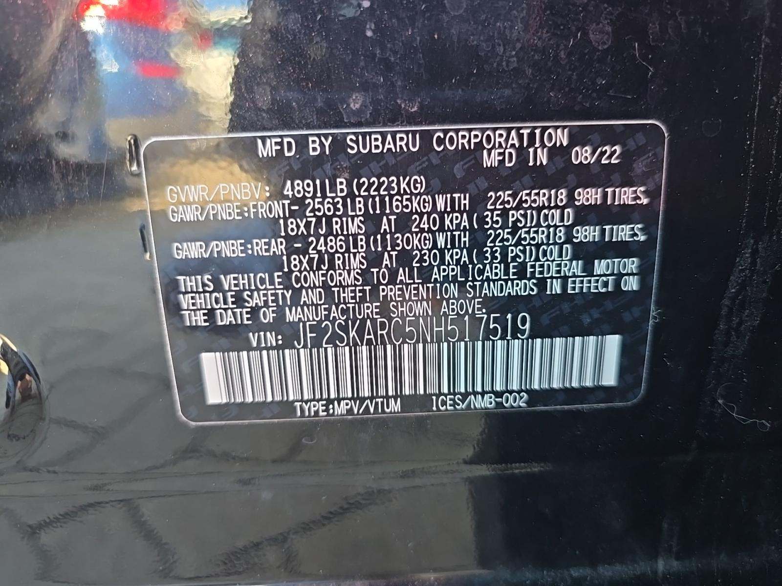 2022 Subaru Forester Touring AWD